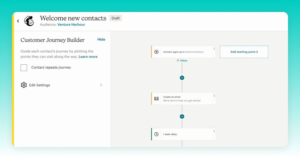 Mailchimp screenshot 2